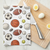 Sportuitrustingspatroon Theedoek (Quarter Fold)