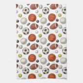 Sportuitrustingspatroon Theedoek (Verticaal)