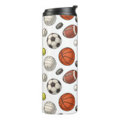 Sportuitrustingspatroon Thermosbeker (Gedraaid links)