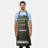 sportvelden met maatlijnen schort (Gedragen)