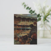  sportventilatoren in een honkbalstadion briefkaart (Staand voorkant)