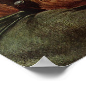  sportventilatoren in een honkbalstadion poster (Hoek)