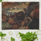  sportventilatoren in een honkbalstadion theedoek (Gevouwen)