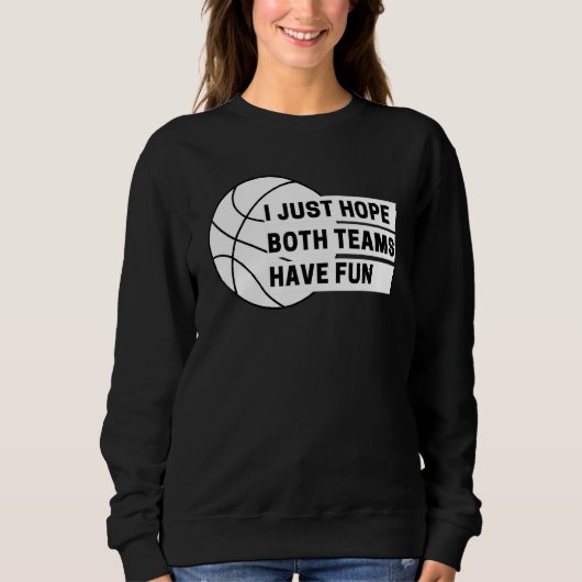 Sportventilatoren voor de game Ik hoop alleen dat  Trui (Voorkant)