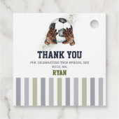 Sportverjaardagscadeau Bedankjes Labels (Achterkant)