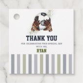 Sportverjaardagscadeau Bedankjes Labels (Voorkant)