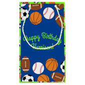 Sportverjaardagsfeestje Klein Cadeauzakje (Achterkant)