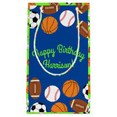 Sportverjaardagsfeestje Klein Cadeauzakje (Voorkant)