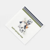 Sportverjaardagsfeestje servet (Hoek)