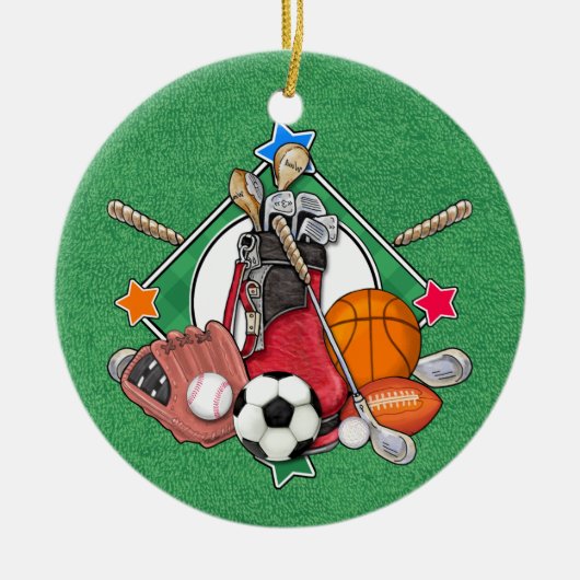 Sportversiering - SRF Keramisch Ornament (Voorkant)