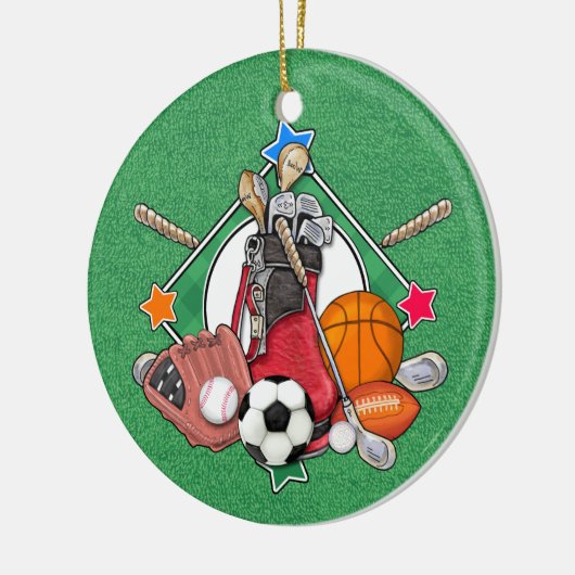 Sportversiering - SRF Keramisch Ornament (Links)