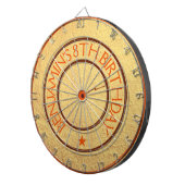 Sportviering Kinder moderne coole verjaardag Dartbord (Voorkant Rechts)