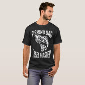 Sportvisserij Vliegvissen Bass vis T-shirt (Voorkant volledig)