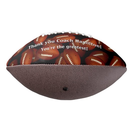 Sportvoetbalsport coach thank you american football (Gedraaid 270)