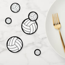 Sportvolleybalballen op zwart