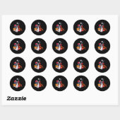 Sportvolleybalspeler Ronde Sticker (Vel)