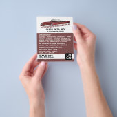 Sportwagen, Auto Mechanic & Reparaties Adverteren Flyer (Hand)