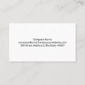 sportwagen | Automatische services | moersleutels  Visitekaartje (Achterkant)