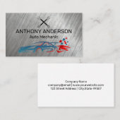 sportwagen | Automatische services | moersleutels  Visitekaartje (Voorkant / Achterkant)