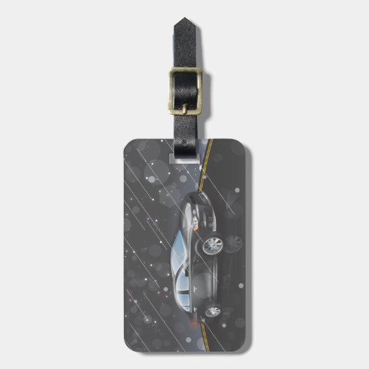 Sportwagen Bagagelabel (Voorkant verticaal)