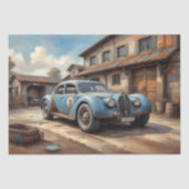 sportwagen & Garage Decoupage Tissuepapier (Voorkant)