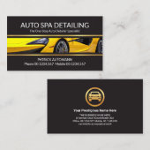 Sportwagen Gold Lines Auto Detailing Visitekaartje (Voorkant / Achterkant)