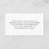 sportwagen illustratie | luchtbellen | Auto Care Visitekaartje (Achterkant)