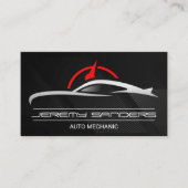 Sportwagen kilometerteller | Automatische services Visitekaartje (Voorkant)
