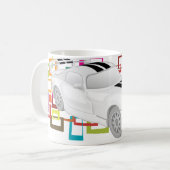 Sportwagen Koffiemok (Voorkant links)