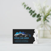 Sportwagen Laat Spray Wassen | zeepschuim Visitekaartje (Staand voorkant)