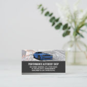 sportwagen | Mechanische diensten Visitekaartje (Staand voorkant)