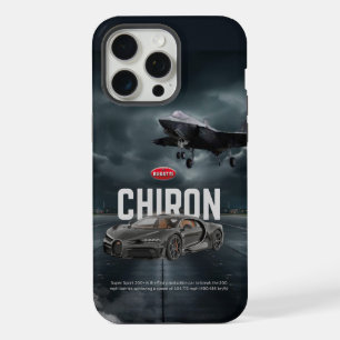 Sportwagen met Jet Achtergrond Telefoonhoes – Slan iPhone 15 Pro Max Case