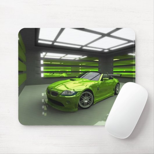 sportwagen muismat (Met muis)