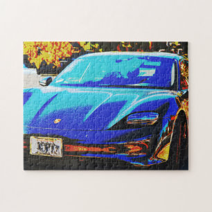 Sportwagen Poster Kunst Puzzel
