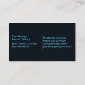 sportwagendealerschap visitekaartje (Achterkant)