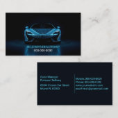 sportwagendealerschap visitekaartje (Voorkant / Achterkant)