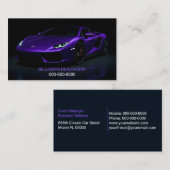 sportwagendealerschap visitekaartje (Voorkant / Achterkant)