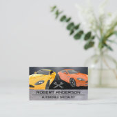 Sportwagens | Franse Logo Visitekaartje (Staand voorkant)