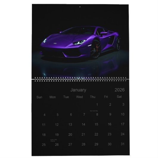 Sportwagens Kalender (Jan 2026)