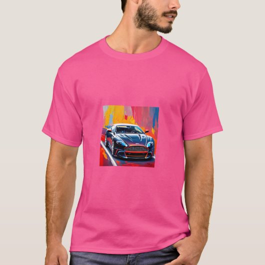 Sportwagens T-shirt (Voorkant)
