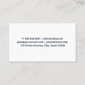 Sportwagens | Zeepbellen | spuitfles Visitekaartje (Achterkant)