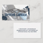 Sportwagens | Zeepbellen | spuitfles Visitekaartje (Voorkant / Achterkant)