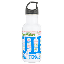 Sportwaterflesje, Wordart_Cloud_Serenity_2.png Waterfles