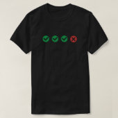 Sportweddenschappen met meerdere breuken t-shirt (Design voorkant)