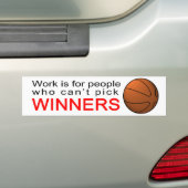 Sportweddenschapsticker Bumpersticker (Op auto)