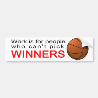 Sportweddenschapsticker Bumpersticker