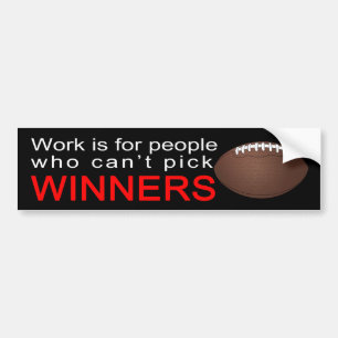 Sportweddenschapsticker Bumpersticker