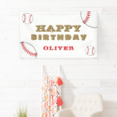 Sportwedstrijd voor honkbal spandoek (Insitu)