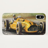  sportwedstrijden, Gele racewagen Case-Mate iPhone Case (Achterkant (horizontaal))