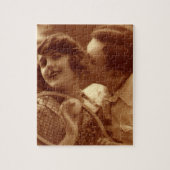  sportwennis, liefde en Romance Legpuzzel (Verticaal)